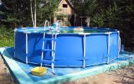 Как построить бассейн своими руками – делаем бетонный бассейн на даче (подробная инструкция) Как укрыть бассейн во дворе частного дома